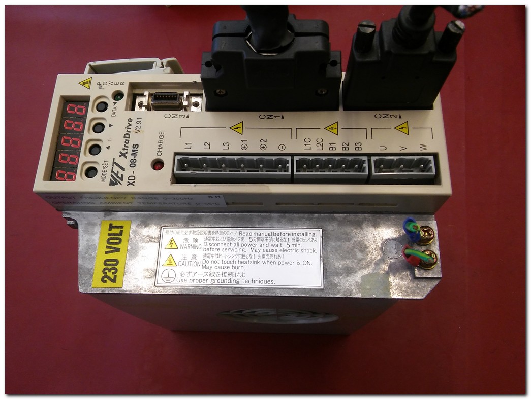YASKAWA XD-08-MS XTRADRİVE XD-08 V2 91 1,073KW SERVO SÜRÜCÜ