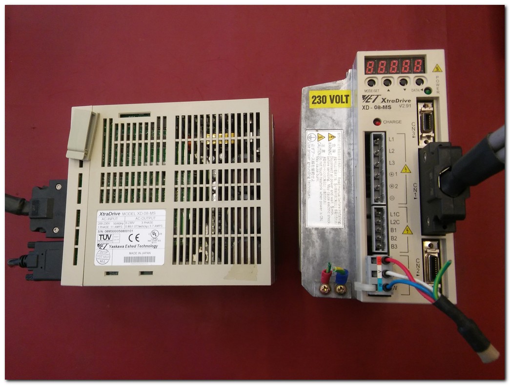 YASKAWA XD-08-MS XTRADRİVE XD-08 V2 91 1,073KW SERVO SÜRÜCÜ