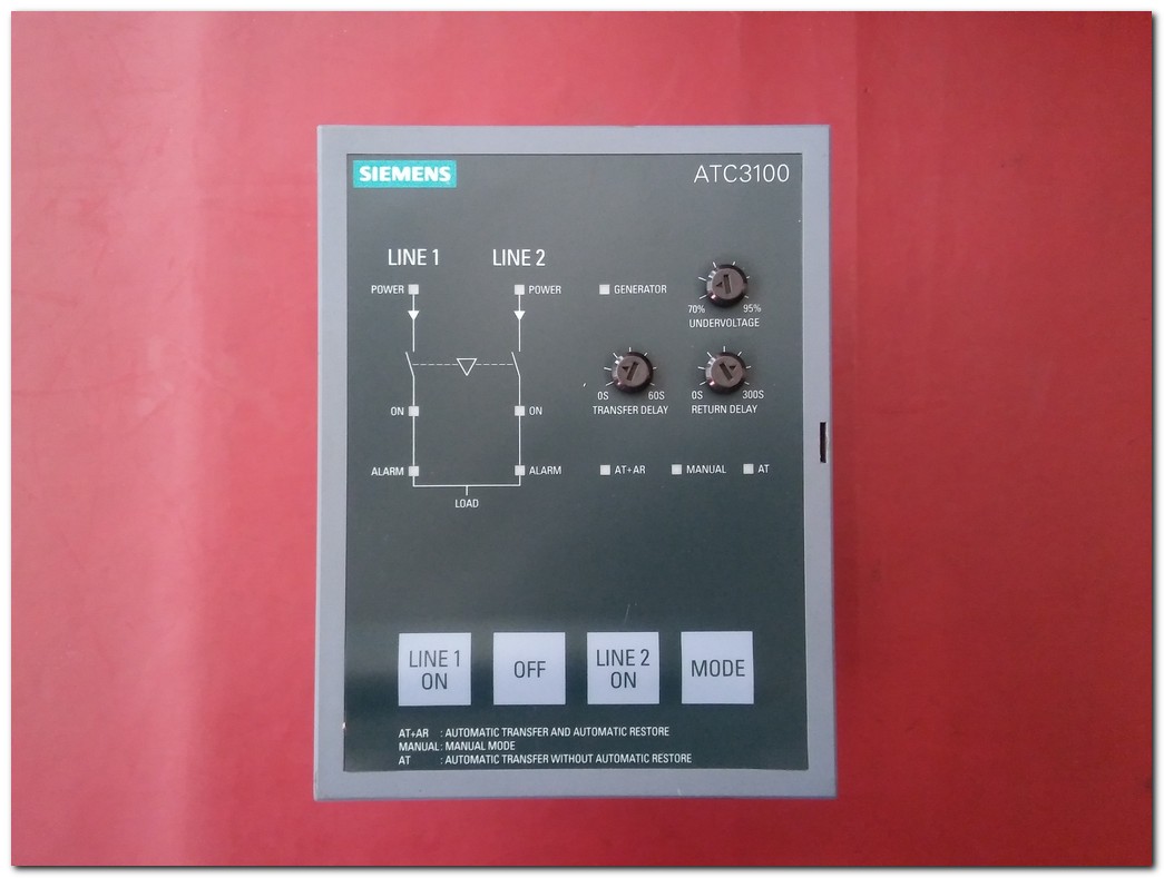 SIEMENS ATC3100 3KC TRANSFER KONTROL DEVICE OTOMATİK JENERATÖR KUMANDA CİHAZI