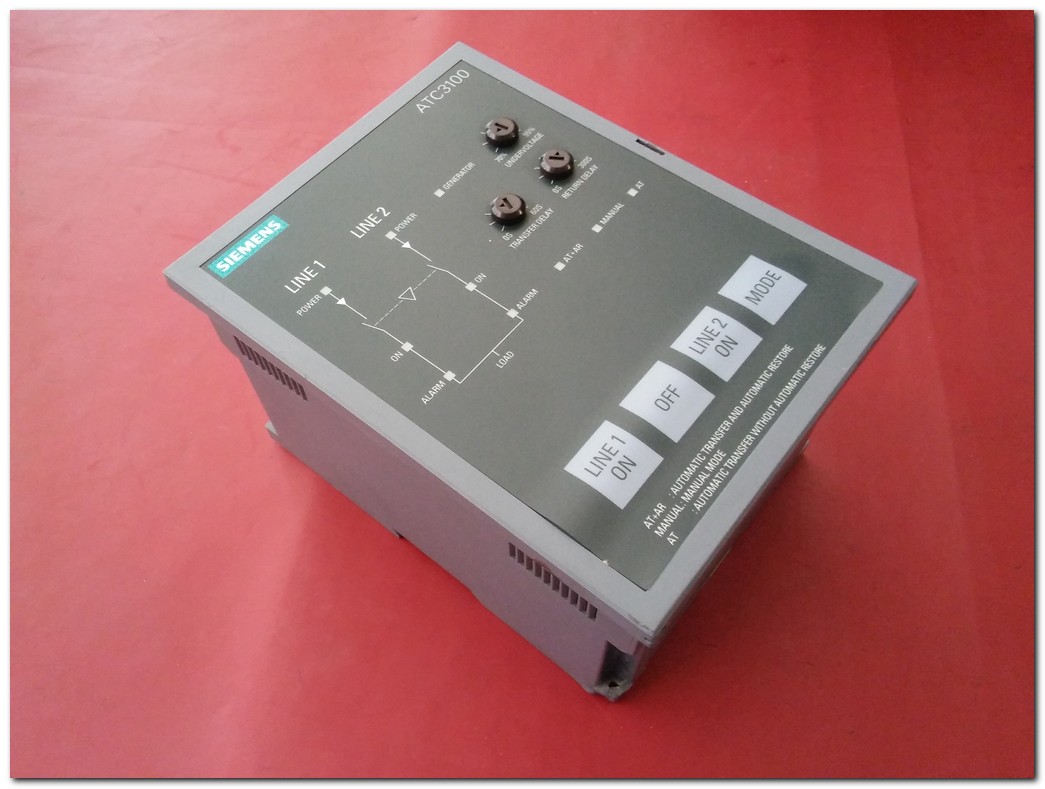 SIEMENS ATC3100 3KC TRANSFER KONTROL DEVICE OTOMATİK JENERATÖR KUMANDA CİHAZI