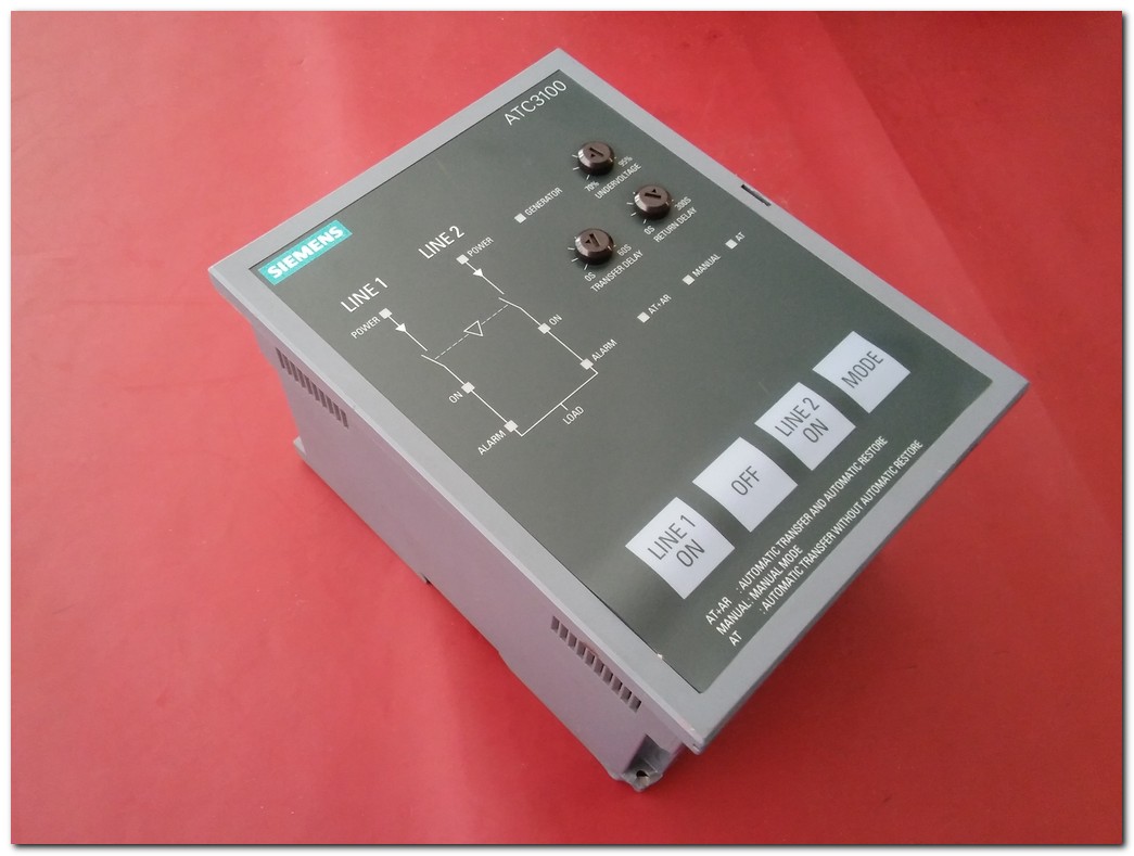 SIEMENS ATC3100 3KC TRANSFER KONTROL DEVICE OTOMATİK JENERATÖR KUMANDA CİHAZI