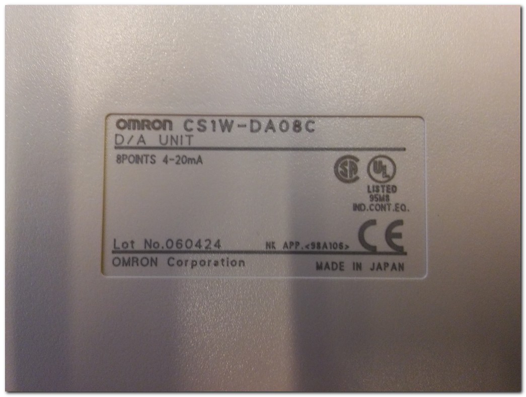 OMRON CS1W-DA08C ANALOG ÇIKIŞ MODÜLÜ PLC EK MODÜL