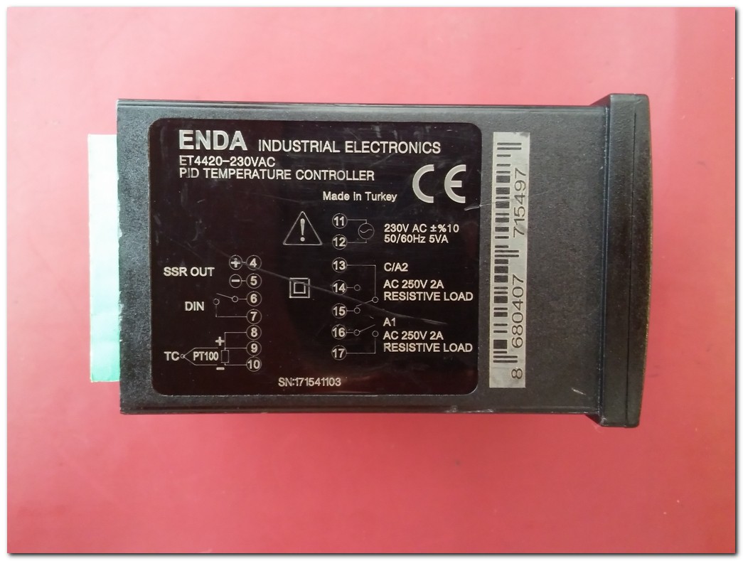 ENDA ET4420 ET4420-UV  ET 4420 ET4420-230VAC PID ISI KONTROL