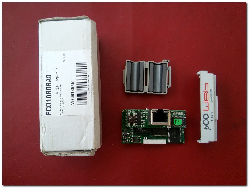 CAREL PCO10B0BA0 PCO WEB PCONET BACNET MS TP CAD PLC EK KARTI