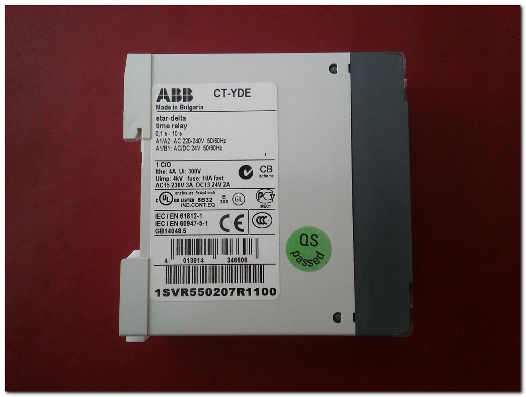 ABB CT-YDE YILDIZ ÜÇGEN ZAMAN RÖLESİ