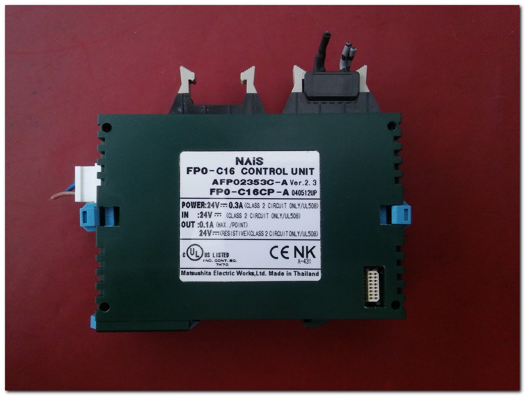 PANASONİC FPO-C16CP-A  AFP023553C-A FPO-C16 CONTROL UNIT PLC EK MÜDÜL