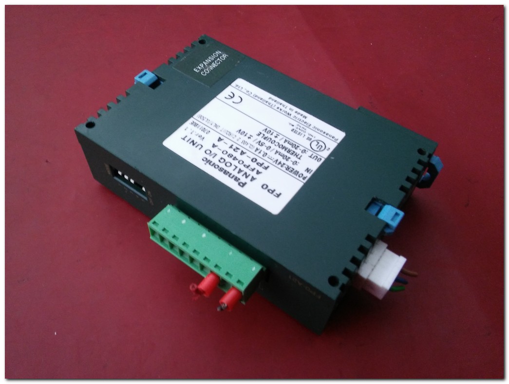 PANASONİC FP0-A21 FPO-A21-A AFP0480-A FPO ANALOG 1-0 UNIT PLC EK MODÜL