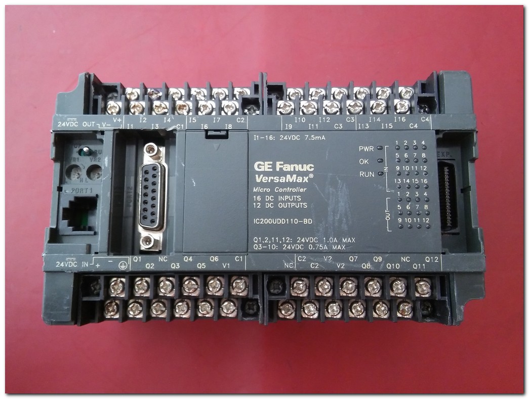 FANUC IC200UDD110-B PLC CPU 16 DC INPUTS 12 DC AUTPUTS