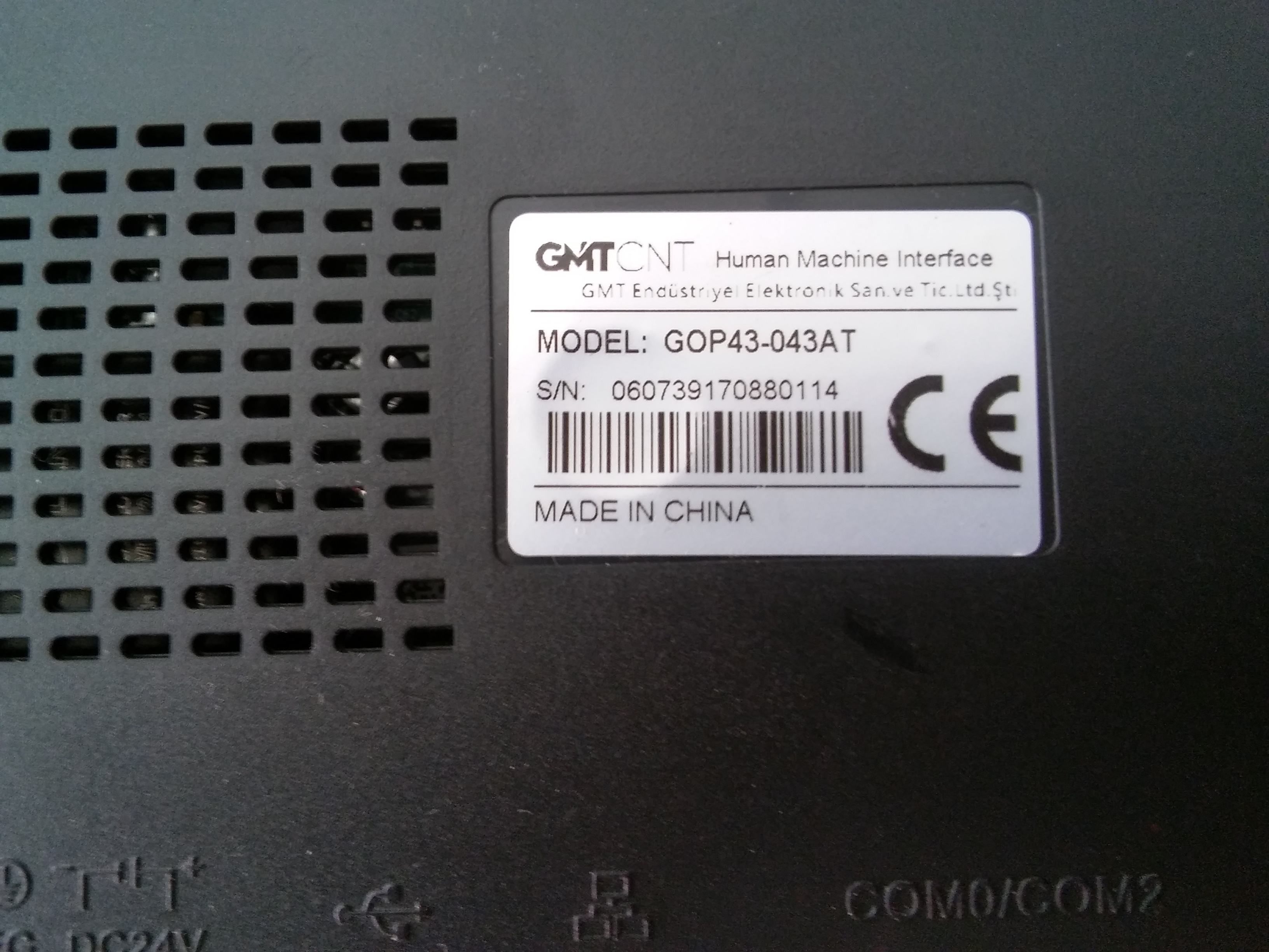 GMT GOP43-043AT DOKUNMATİK EKRAN