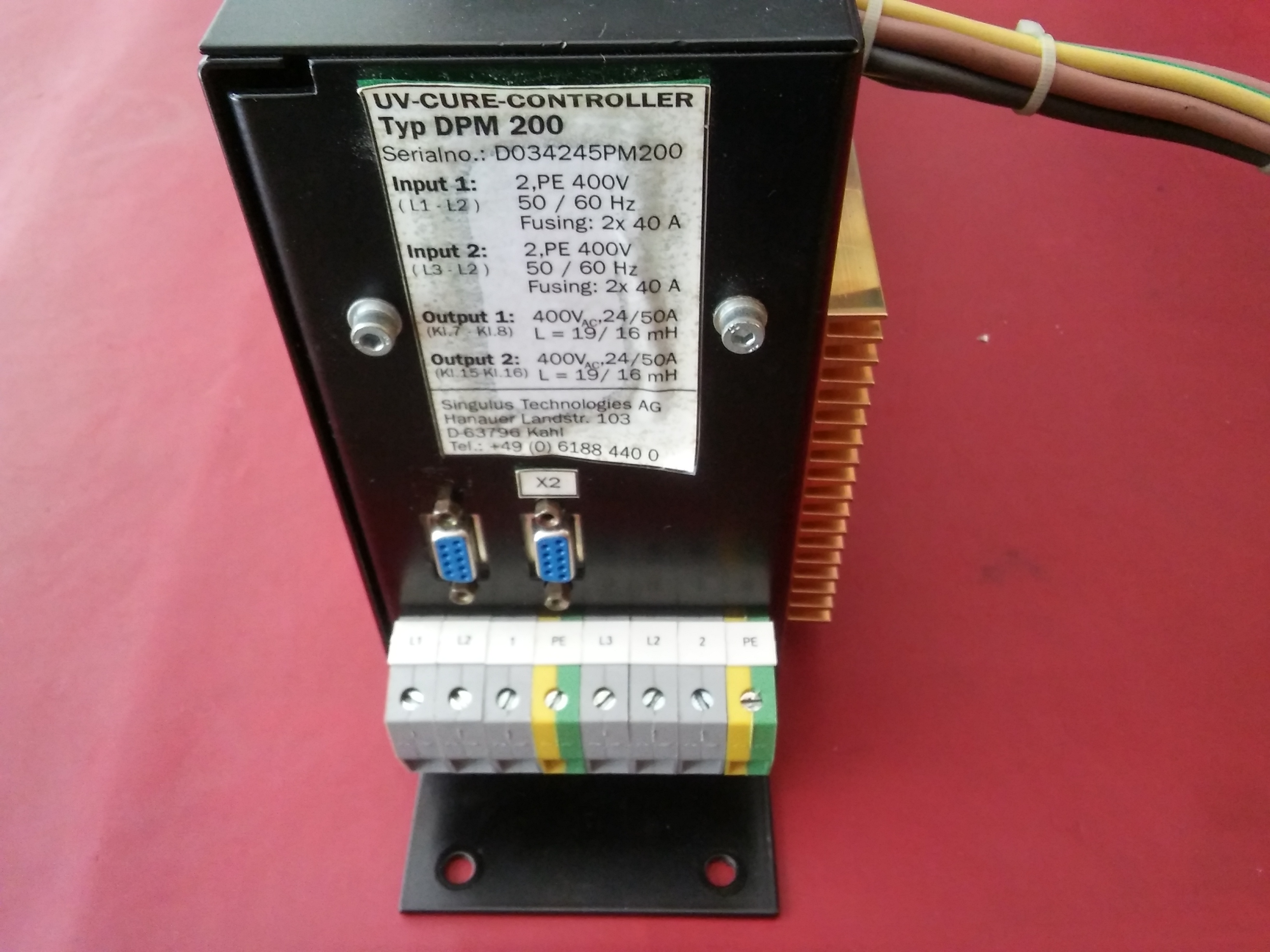 UV-CURE CONTROLLER DPM 200 DPM200 50A GÜC ÜNÜTESİ