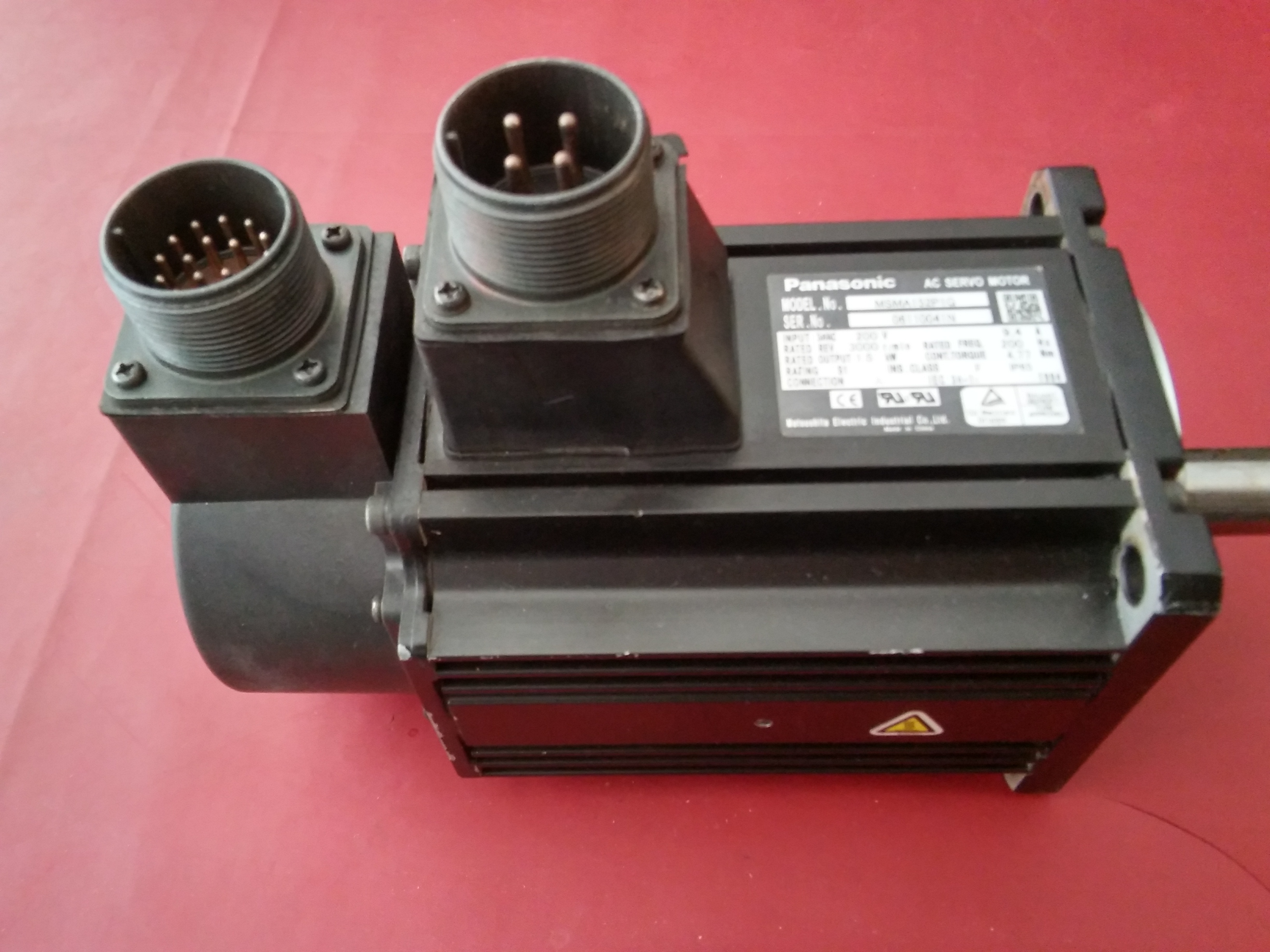 PANASONİC MSMA152P1G MSMA 1,5KW AC SERVO MOTOR