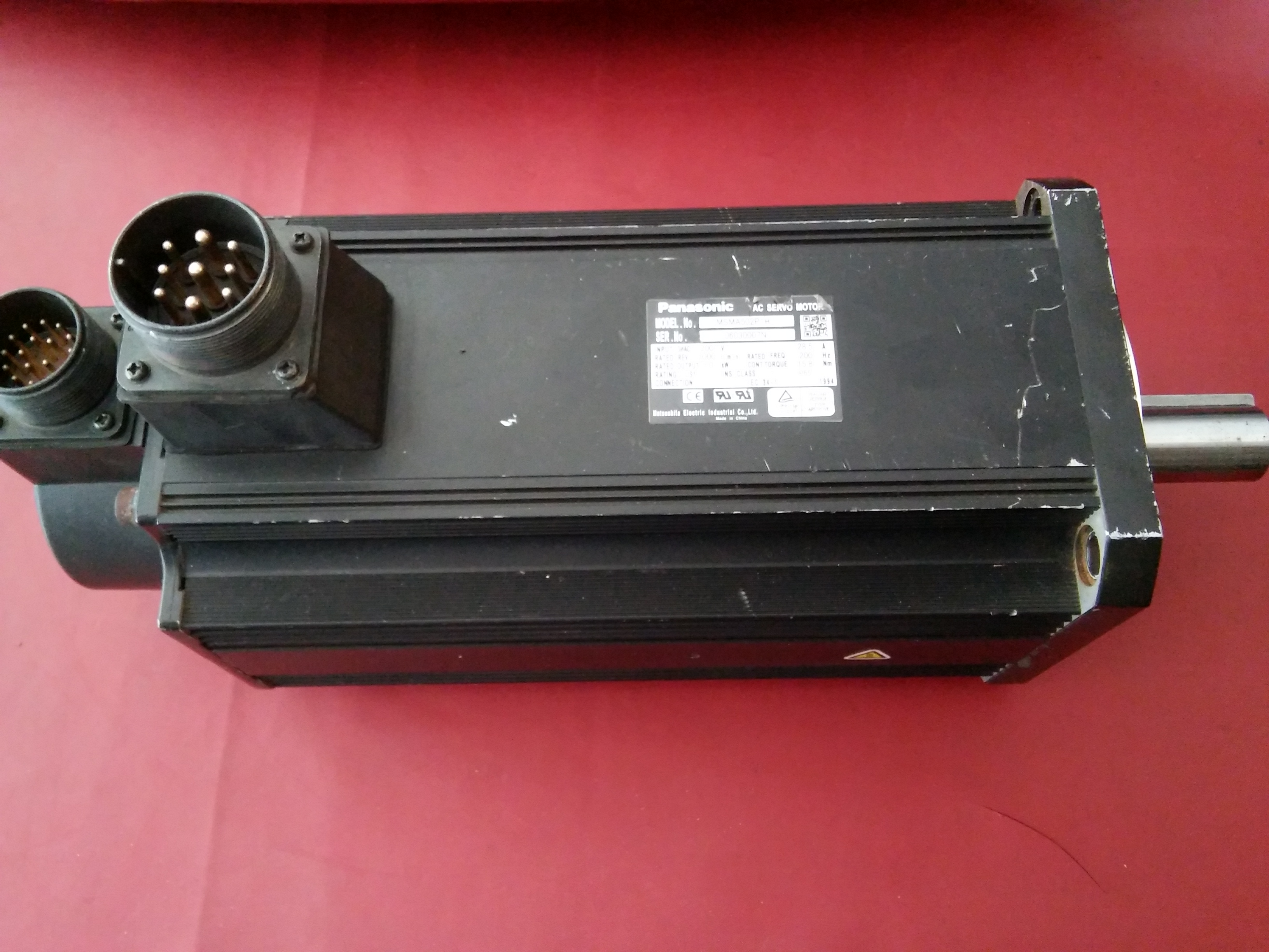 PANASONİC MSMA502P1 MSMA502P1H 5,0KW AC SERVO MOTOR