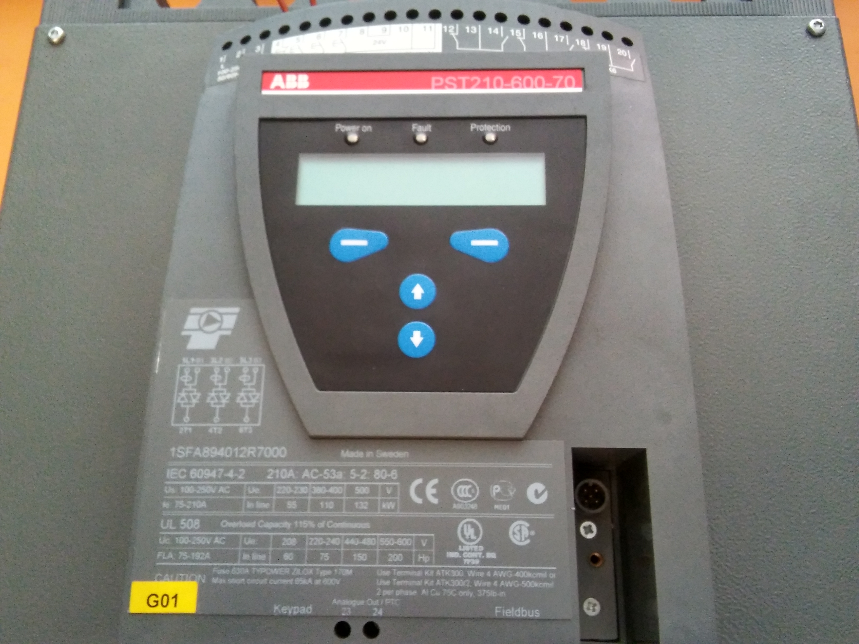ABB PST210-600-70 1SFA894012R7000 110KW SOLFT STARTER DELTA BAGLANTIYA MÜSAİT
