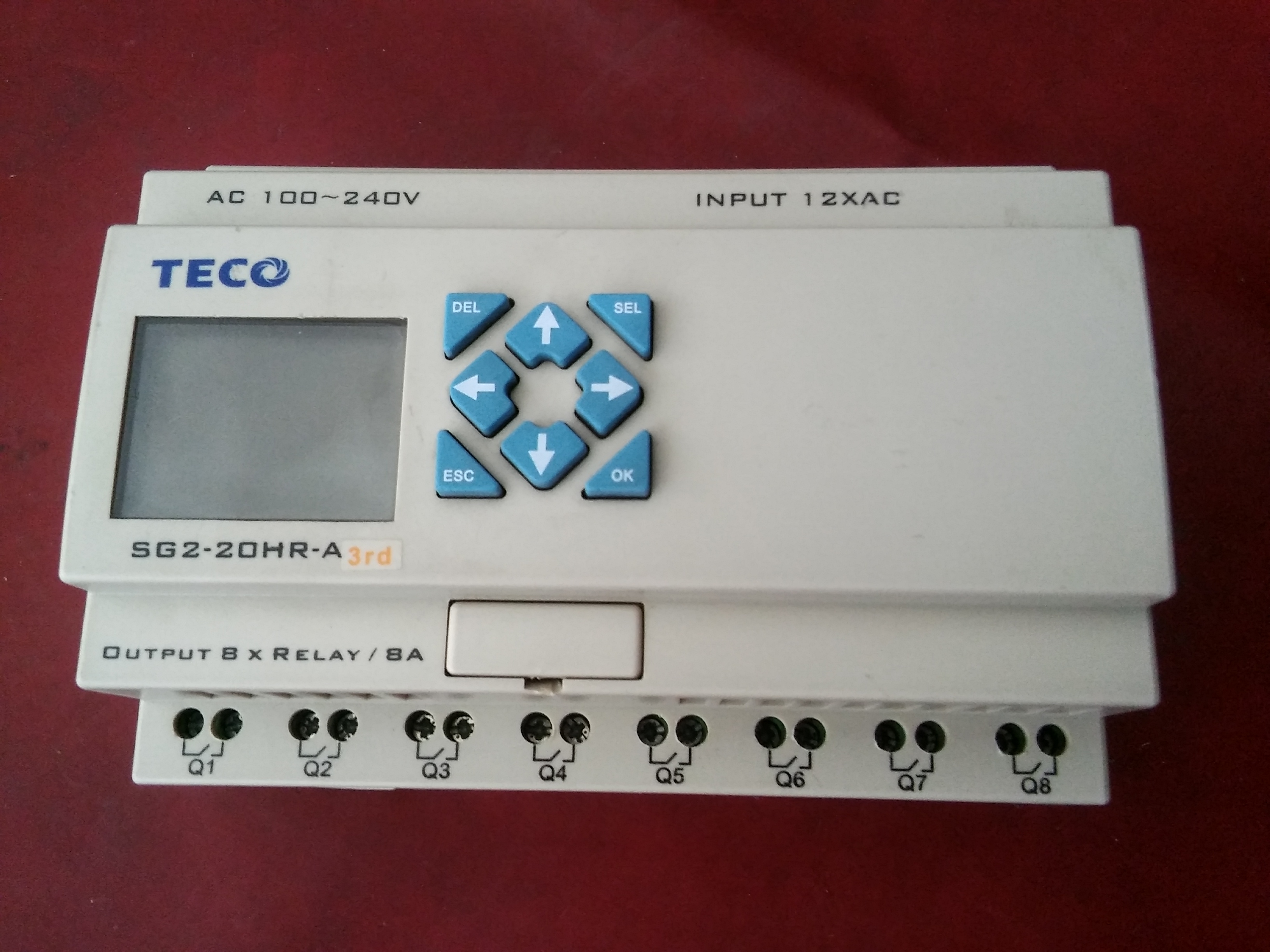 TECO SG2-20HR-A3RD SG2-20HR-A  PLC CPU