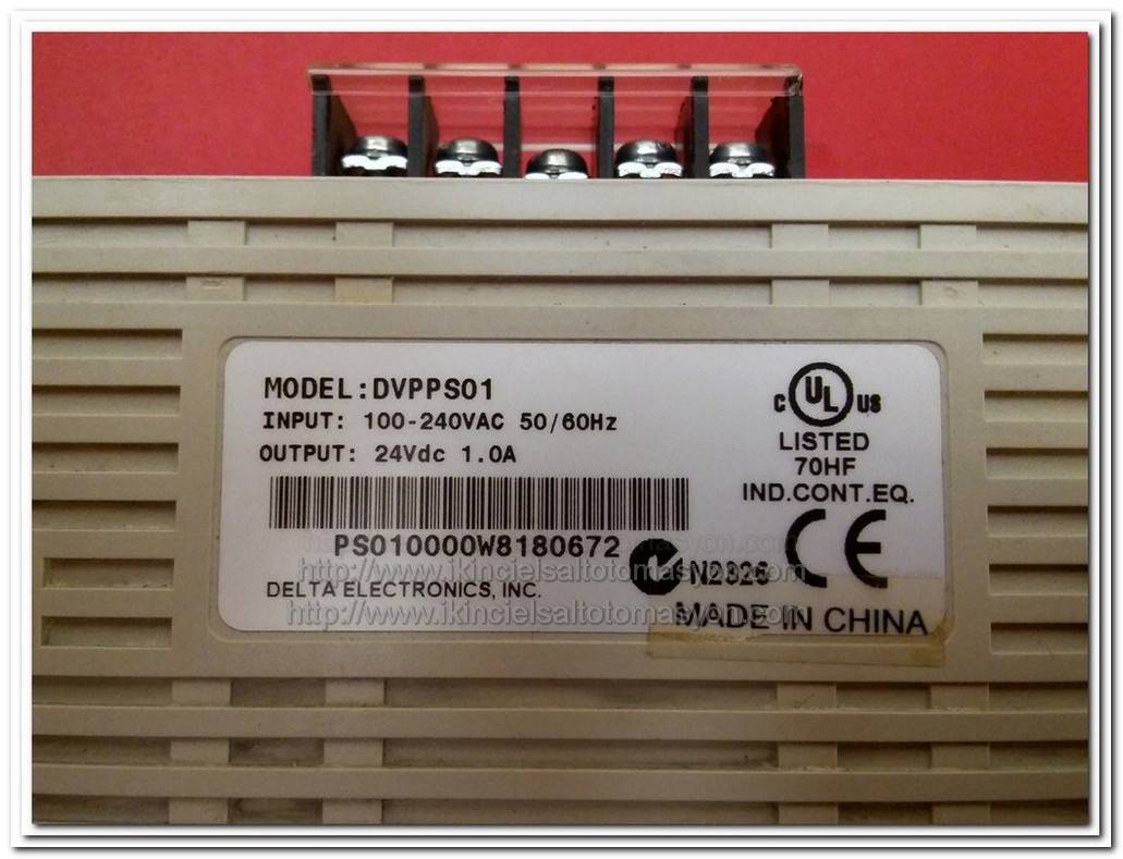 DELTA DVP-PS01 DVPPS01 24VDC 1A PLC POWER SUPPLY GÜÇ KAYNAĞI