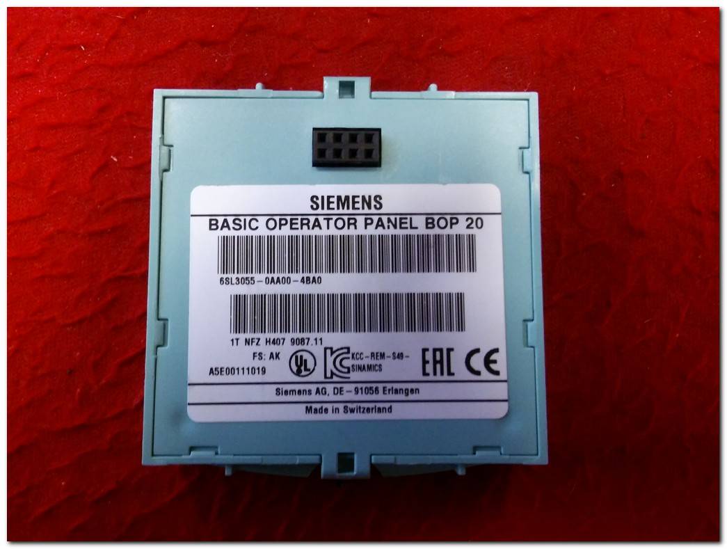 SIEMENS 6SL3055-0AA00-4BA0 BASIC OPERATOR PANEL BOP 20 SINAMIC S120 BASİC OPERATOR PANEL
