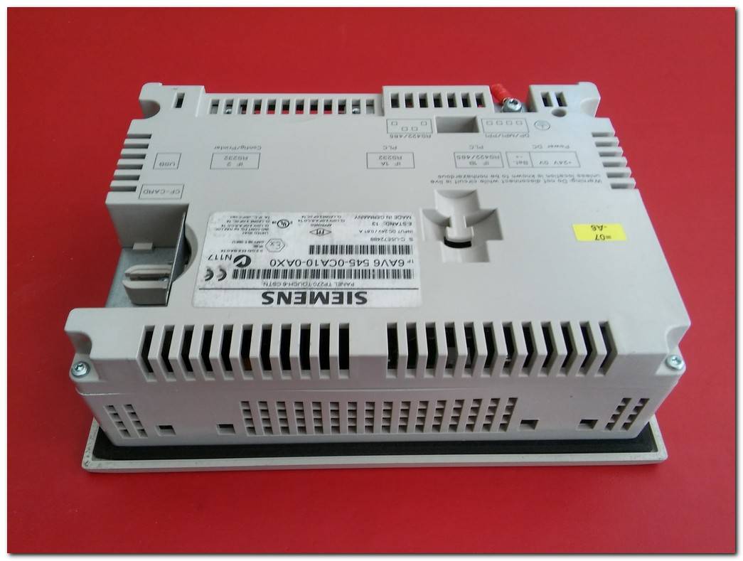 SIEMENS 6AV6 545-0CA10-0AX0 TP270 TOUCH-6 CSTN SIMATIC PANEL TOUCH HMI DOKUNMATİK OPERATÖR PANEL
