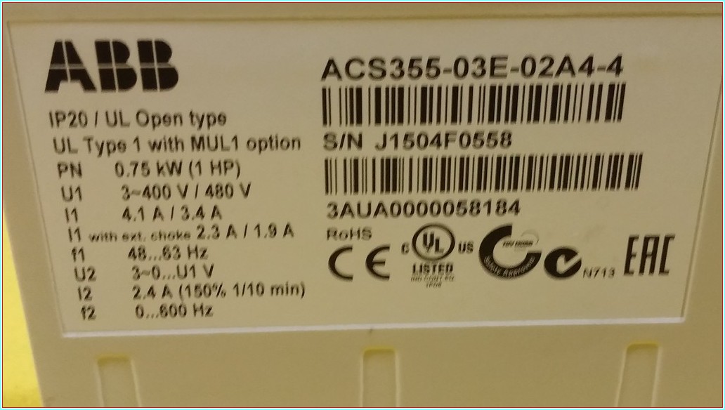 ACS355-03E-02A4-4 ABB