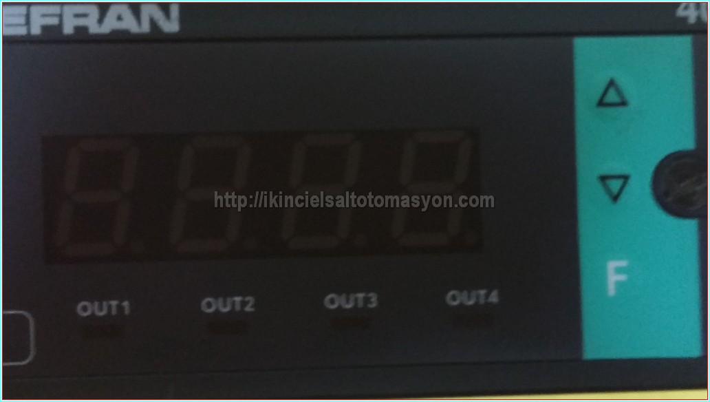 GEFRAN 40T-96-4-00-RR-00-0-0-1 F000194 SIFIR 4 HANELİ ISI KONTROL