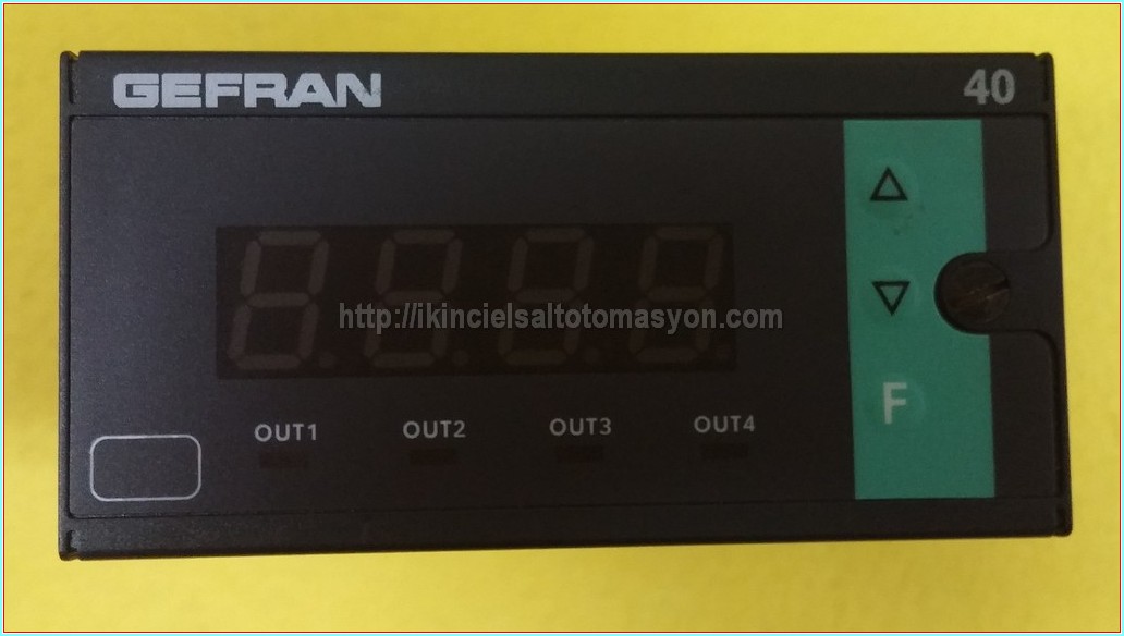 GEFRAN 40B-96-5-10-RR-R0-0-0-1 F026437 SIFIR ISI KONTROL CİHAZI