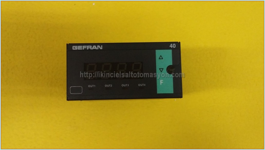 GEFRAN 40T-96-4-00-RR-00-0-0-1 F000194 SIFIR 4 HANELİ ISI KONTROL