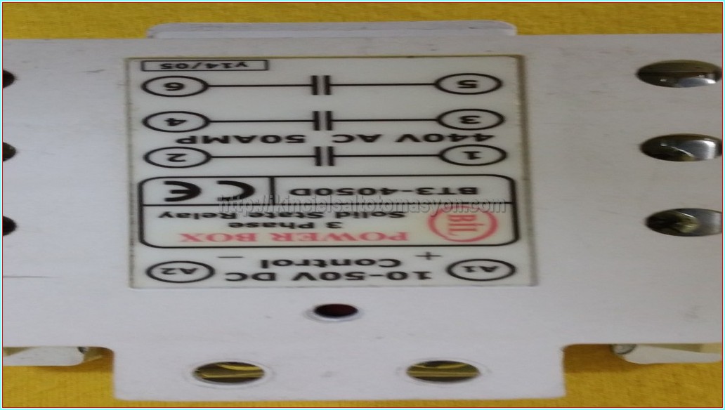 BİL BT3-4050D 440VAC 50A 3 FAZLI ISITICILAR İÇİN SSR RÖLE