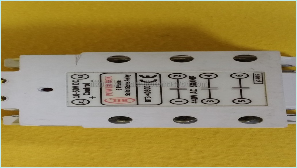 BİL BT3-4050D 440VAC 50A 3 FAZLI ISITICILAR İÇİN SSR RÖLE