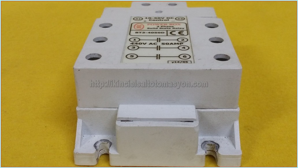 BİL BT3-4050D 440VAC 50A 3 FAZLI ISITICILAR İÇİN SSR RÖLE