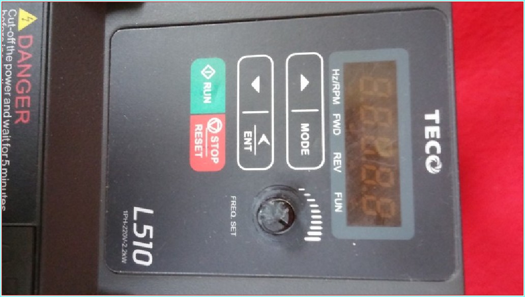 TECO L510-203-H1F-P 2,2KW 3HP 230V SÜRÜCÜ