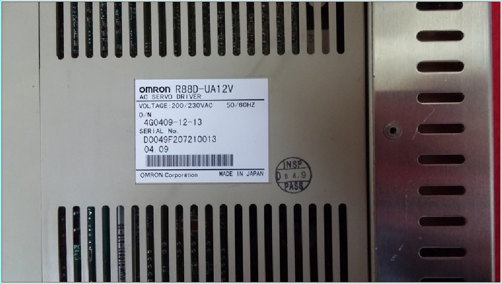 R88D-UA12V R88M-U40030VA-S1 OMRON