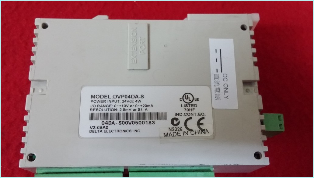 DELTA DVP04DA-S DVP-04DA DVP04DA-S2 ANALOG ÇIKIŞ PLC MODÜLÜ