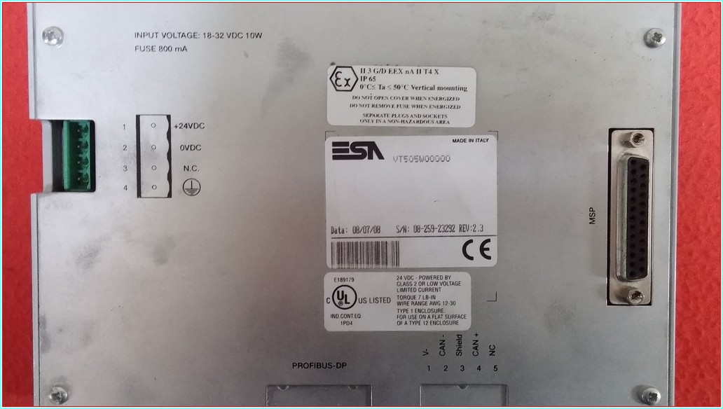 VT505W00000N VT505W00000 VT505W VT505 ESA