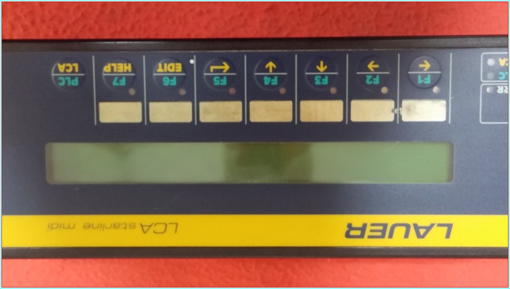 LAUER STARLİNE MİDİ LCA300.0 LCA300 0 OPERATÖR PANEL