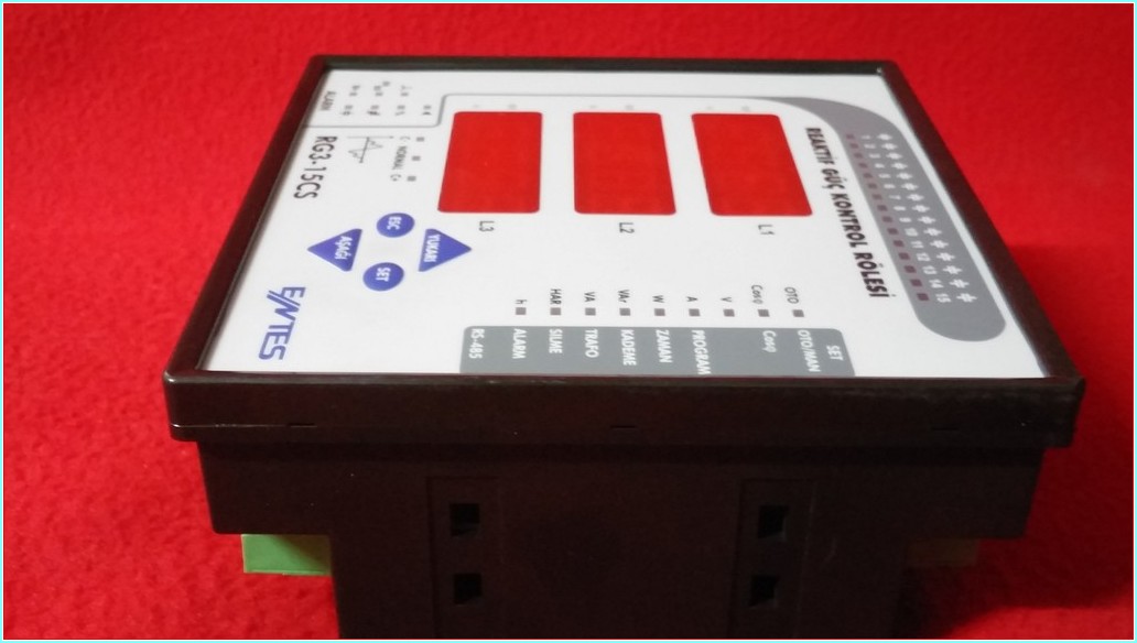 ENTES RG3-15CS SIFIR REAKTİF GÜÇ KONTROL RÖLESİ