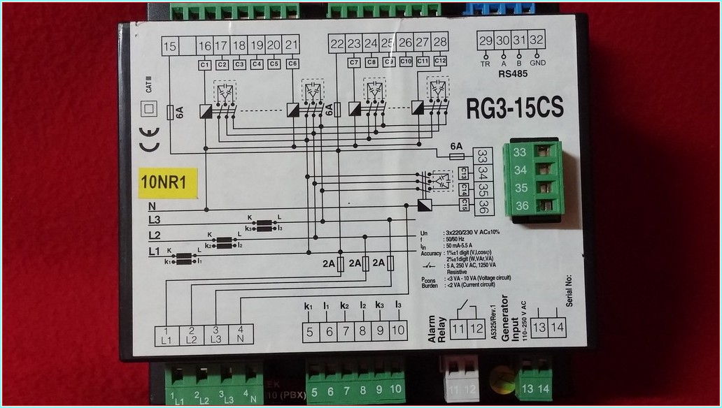 ENTES RG3-15CS SIFIR REAKTİF GÜÇ KONTROL RÖLESİ