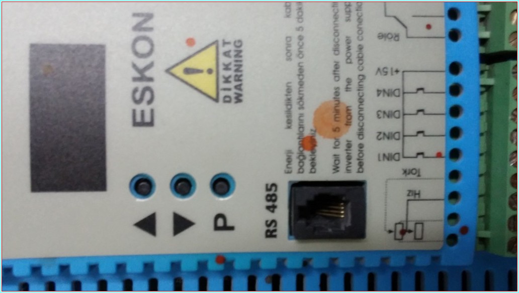 ESKON RS 485 1,1KW VE 1,5KW SÜRÜCÜ INVERTER 1.1 KW DRIVER