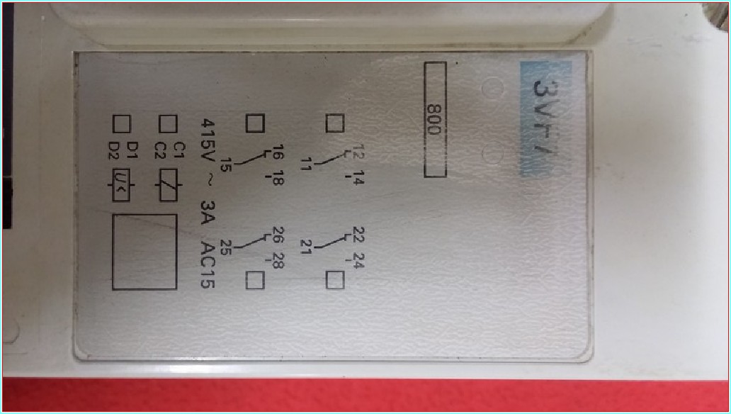 SIEMENS 3VF7 3VF97 18-1AJ10 400-800A TMŞ