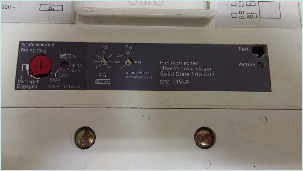 SIEMENS 3VF7 3VF97 18-1AJ10 400-800A TMŞ