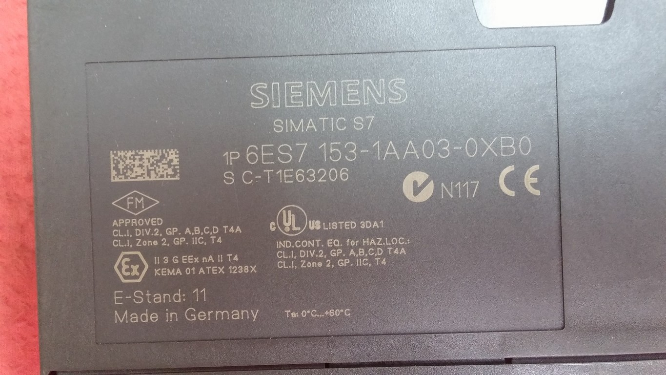 SIEMENS 6ES7153-1AA03-0XB0 6ES7 153-1AA03-0XB0 PLC SIMATIC ET 200M IM 153-1 ARAYÜZ MODÜLÜ