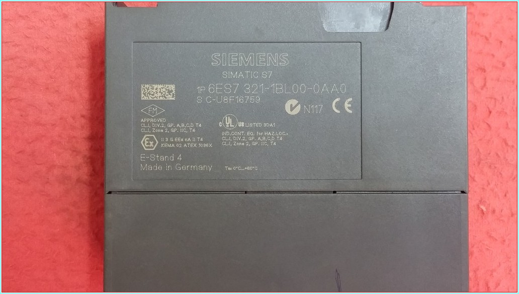 SIEMENS 6ES7 321-1BL00-0AA0 S7-300 DİJİTAL GİRİŞ MODÜLÜ