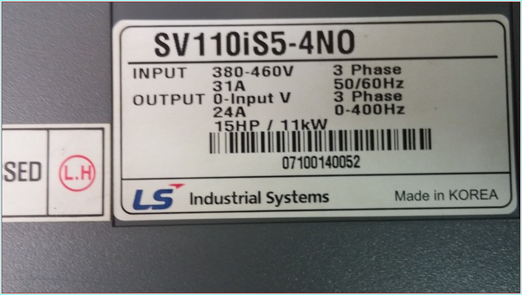 LS SV110İS5-4NO SV110İS5-4N0 11 KW 24 A SÜRÜCÜ 11KW INVERTER