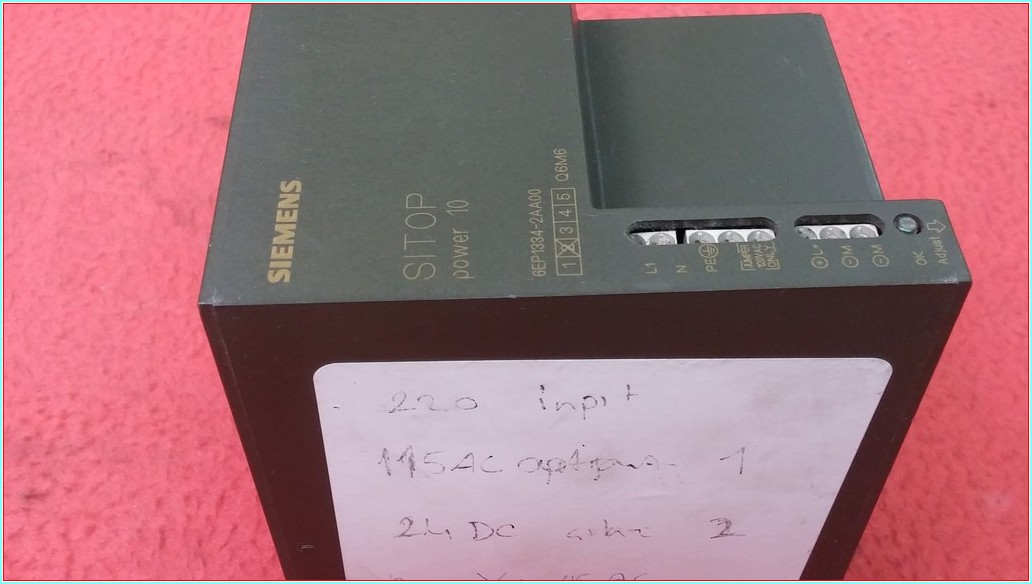 SIEMENS 6EP1 334-2AA00 6EP1334-2AA00 120 / 230VAC 10A SITOP POWER 10 GÜÇ KAYNAĞI