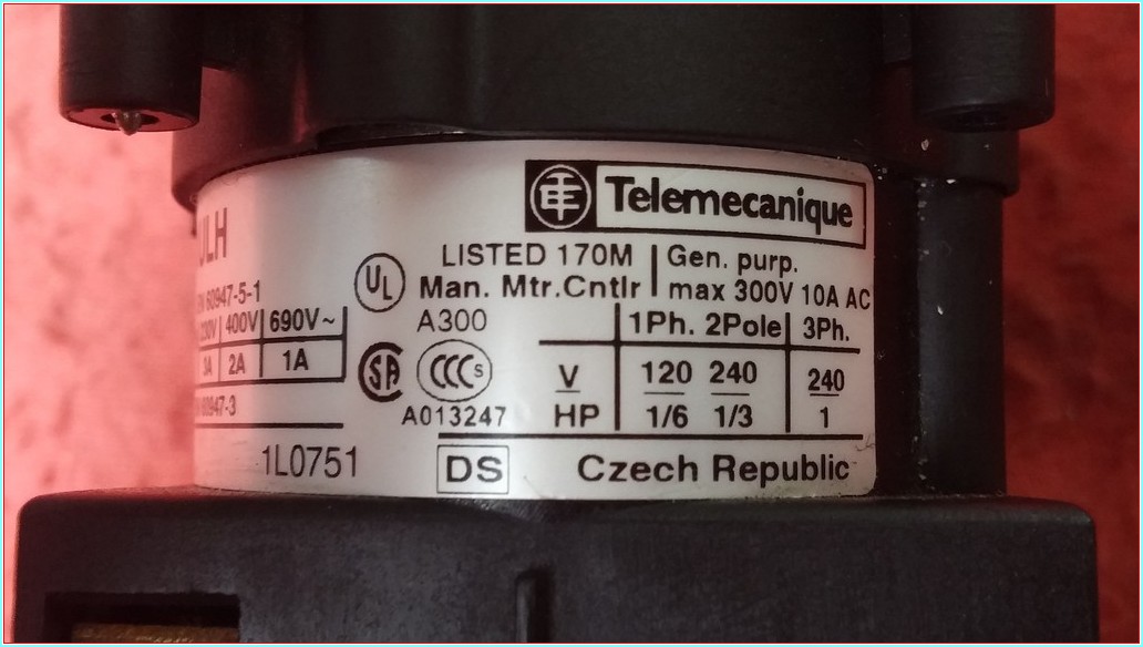 TELEMECANİQUE K1B001ULH 12A 1-0-2 TRANSFER PAKO