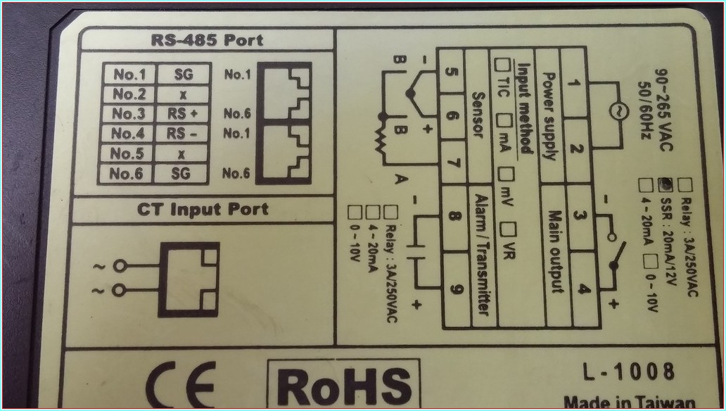 FOTEK NT-22-CT RS-485 ISI KONTROL