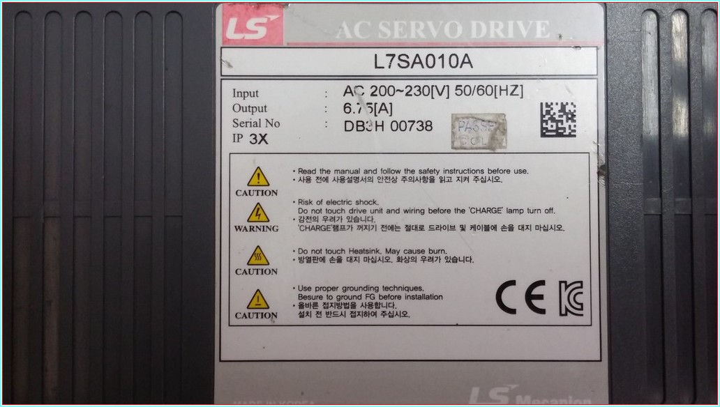 LS L7SA010A 6,75A SERVO SÜRÜCÜ