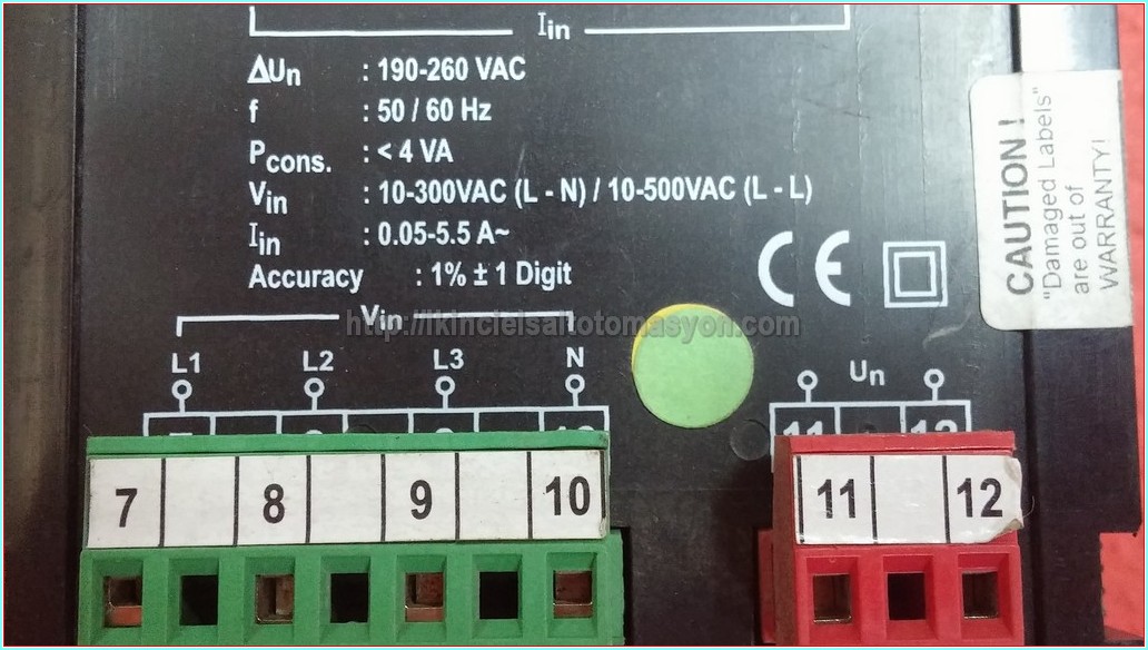 ENTES EPM-04 M0047 96X96DIGITAL MULTIMETER