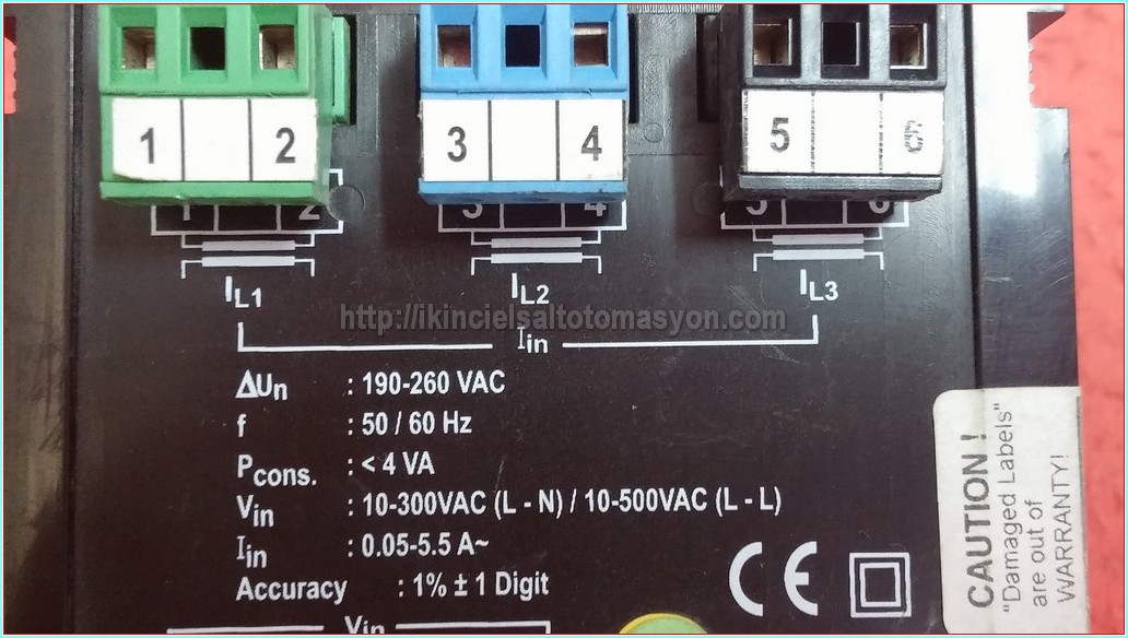 ENTES EPM-04 M0047 96X96DIGITAL MULTIMETER