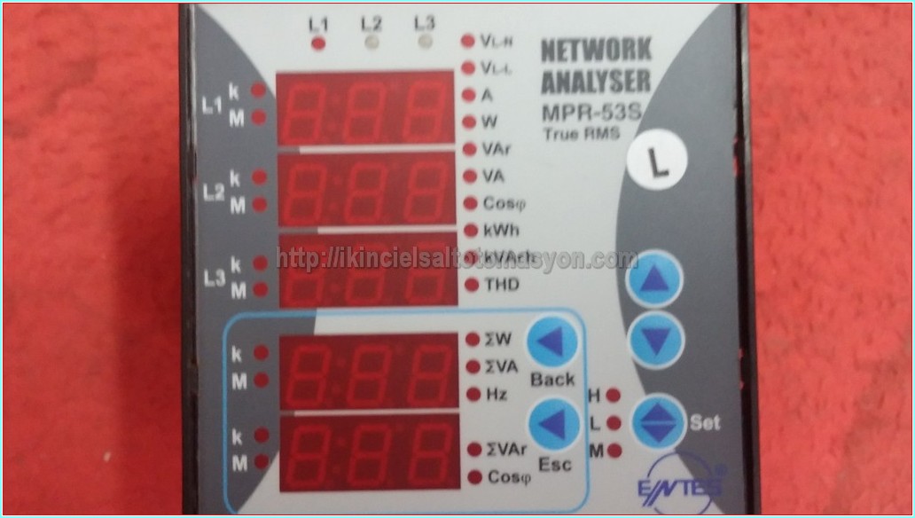 ENTES MPR-53S MPR 53S MPR53S NETWORK ANALYSER