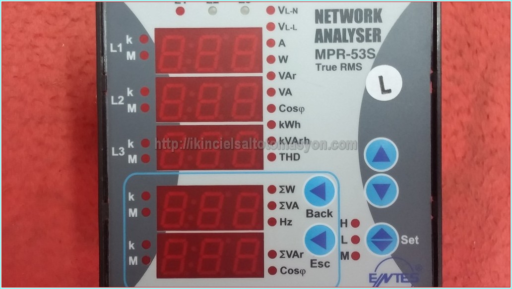 ENTES MPR-53S NETWORK ANALYSER SIFIRDAN FARKI FİYATI