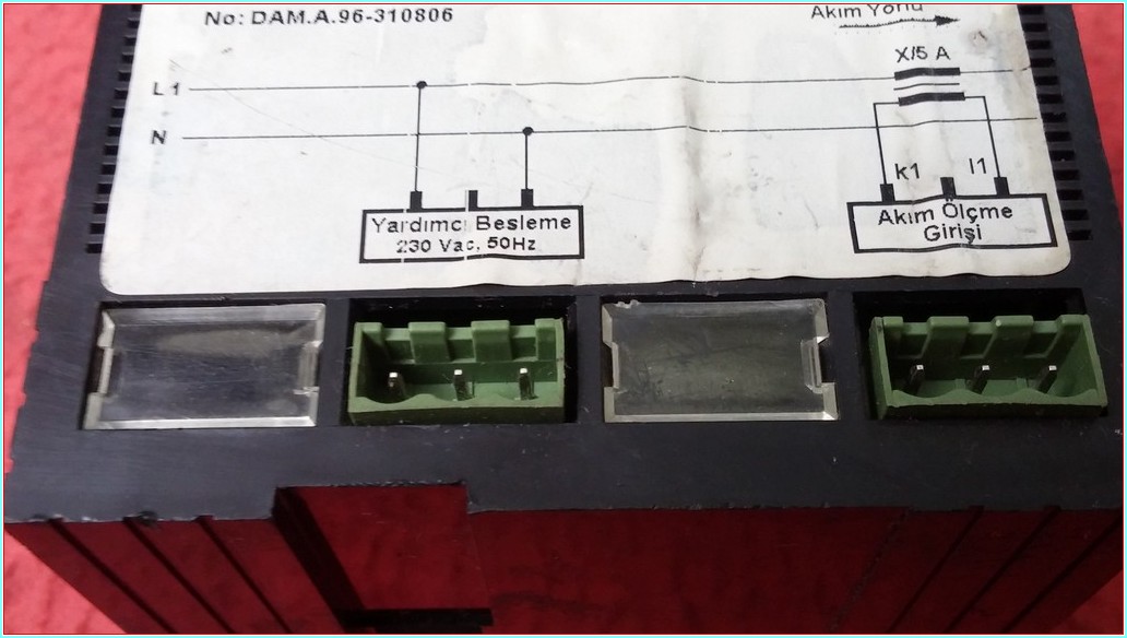 KAEL DAM-A-96 96X96 DİGİTAL UNİVERSAL AMMETER